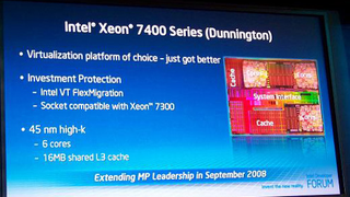 Intel's Six-Core Xeon 7400 "Dunnington" Processor Shipping on September 15th
